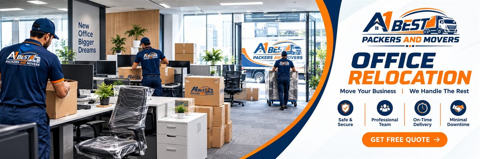 A1 BEST professional office relocation services with careful planning.